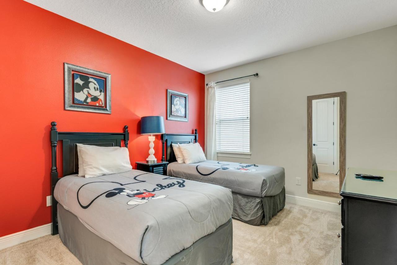Huge 10 Bdr Family House With Arcades And Free Pool Heat Near Disney Orlando Exterior foto