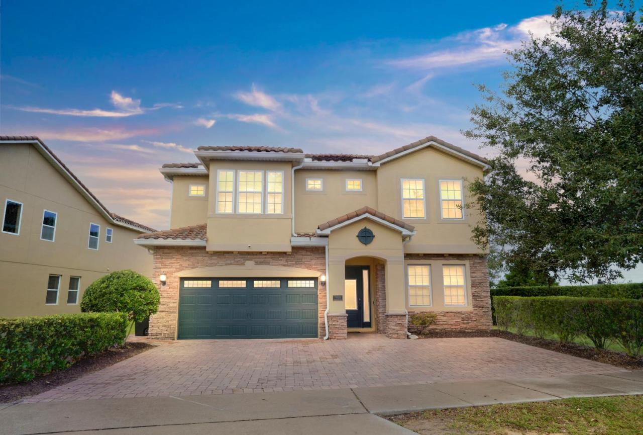 Huge 10 Bdr Family House With Arcades And Free Pool Heat Near Disney Orlando Exterior foto