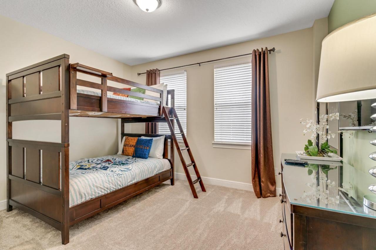 Huge 10 Bdr Family House With Arcades And Free Pool Heat Near Disney Orlando Exterior foto